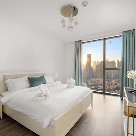 First Class 2Br With Full Burj Khalifa And Fountain View Dubai Exterior photo
